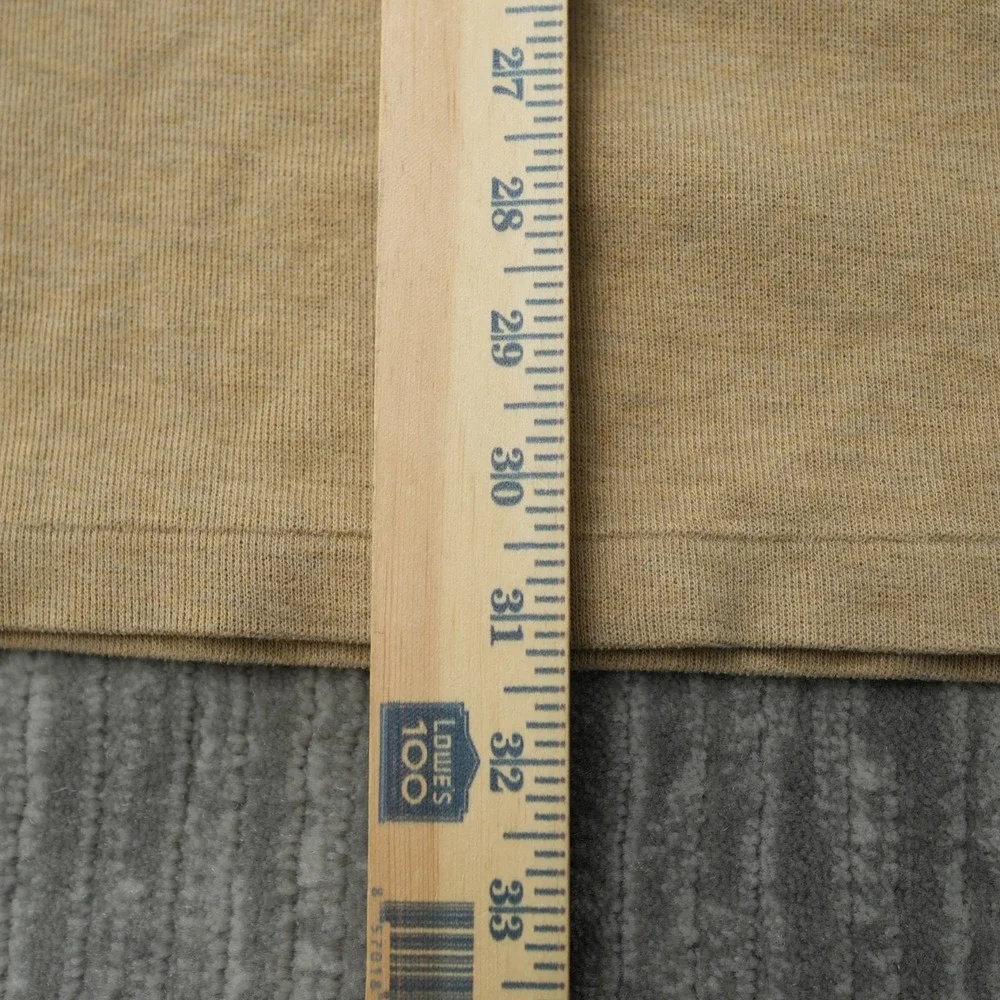 Polo Ralph Lauren Sweatshirt Men Dune Tan Quarter Zip Pullover Estate Rib‎ 2XL